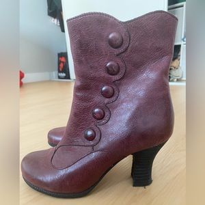 Vintage Miz Mooz Boots - burgundy! they’re so cute and in great condition